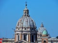 Rome - Domes from Trinity of the Mountains Royalty Free Stock Photo